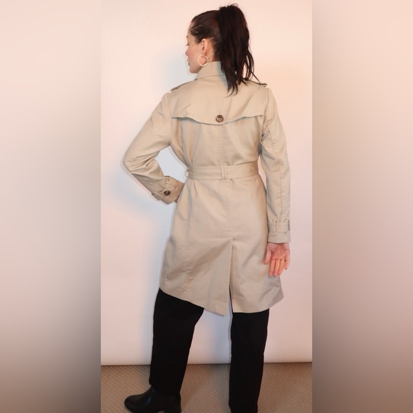 Liz Claiborne Light Tan Trench Coat - Picture 3 of 8